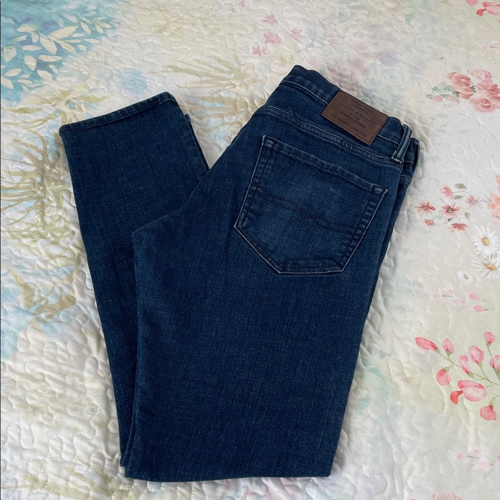 Lucky Brand Men's Skinny Jeans - Dark Blue